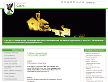 Tablet Screenshot of comune-claro.ch